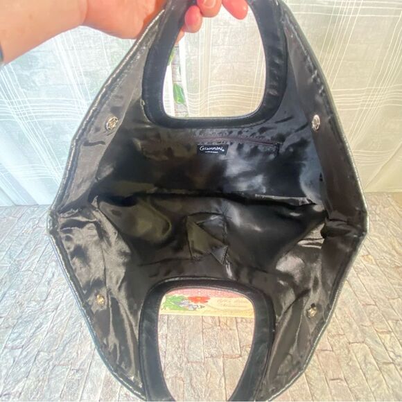 Giannini Tribal Print Tote Funky Geometric 70's Pattern Colorful Satchel - Picture 4 of 7